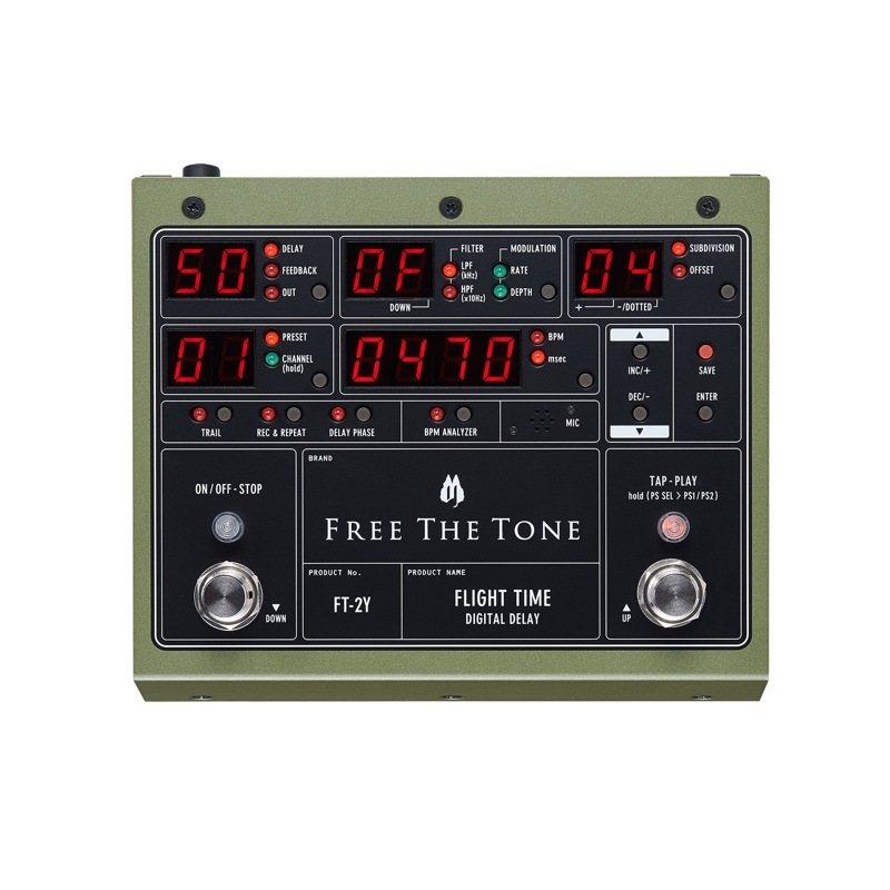 Free The Tone FT-2Y FLIGHT TIME DIGITAL DELAY デジタルディレイ