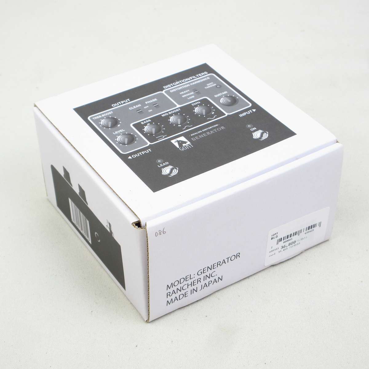 初期ロット 美品 GOAT BLUESERIES GENERATOR GOAT