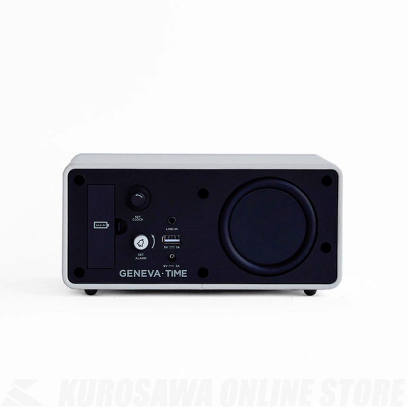 GENEVA Time ホワイト Bluetooth スピーカー GTE-WH GENEVA Time White[GTE-WH]【ジェネバタイム/アナログクロック
