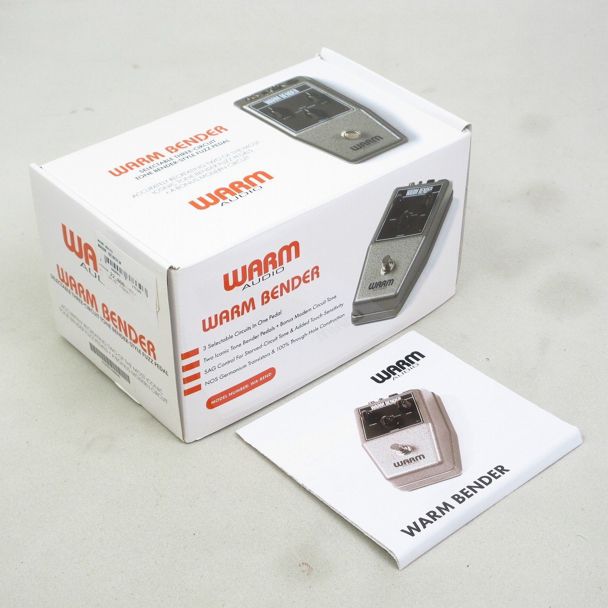 【箱あり品】WARM BENDER WARM AUDIO Warm Bender ファズ 【横浜店】（中古）【楽器検索