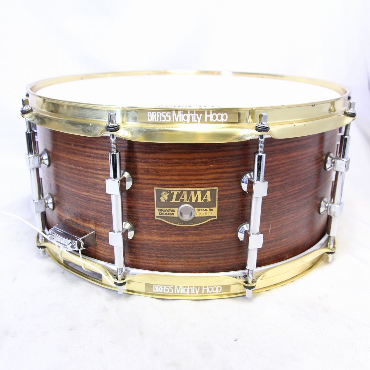 【希少なローズウッド】スネアドラム(TAMA) Tama 90s RW-326 All Rosewood Snare Drum 14x6.5 タマ ローズウッド