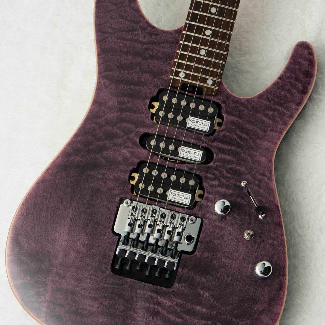 SCHECTER NV-3-24-AL -See-thru Purple / PUR-（新品/送料無料）【楽器