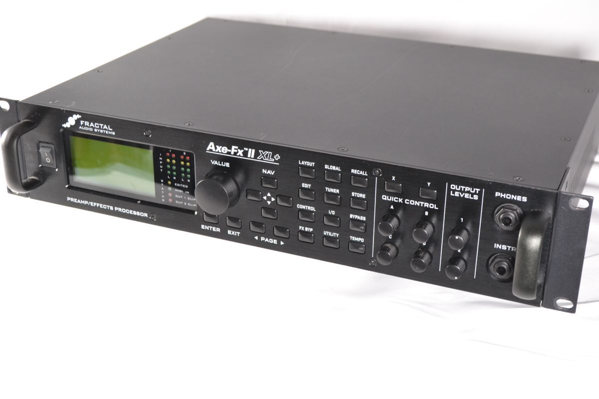 Fractal Audio Axe-Fx II XL+ その② ラックケース付き www