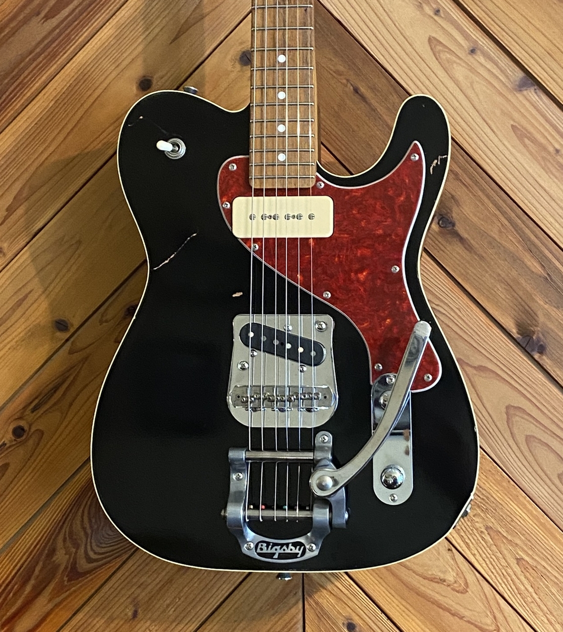 Moon Reggae Master Black Semi Order W Bigsby （中古）【楽器検索