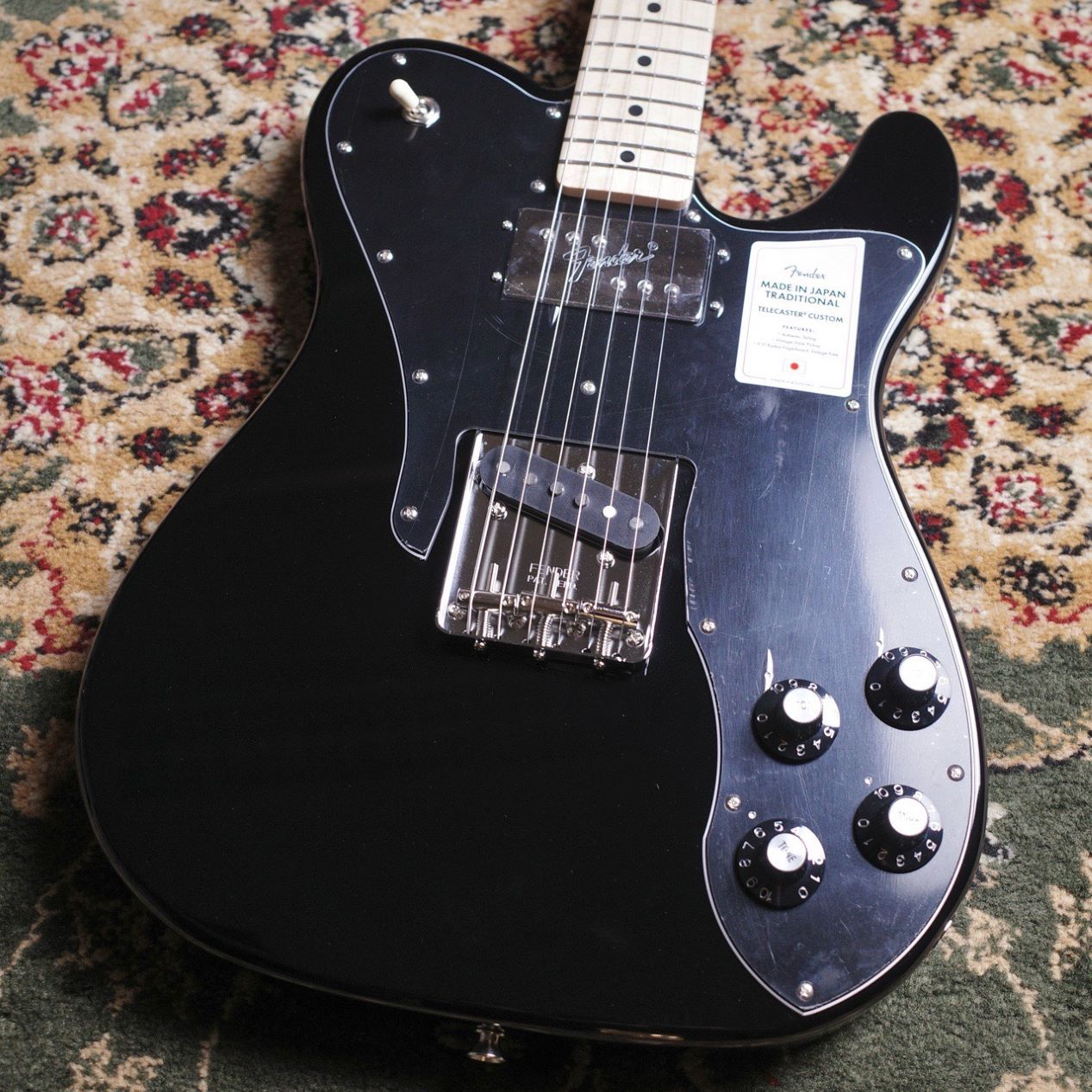 Fender Made in Japan Traditional 70s Telecaster Custom Black