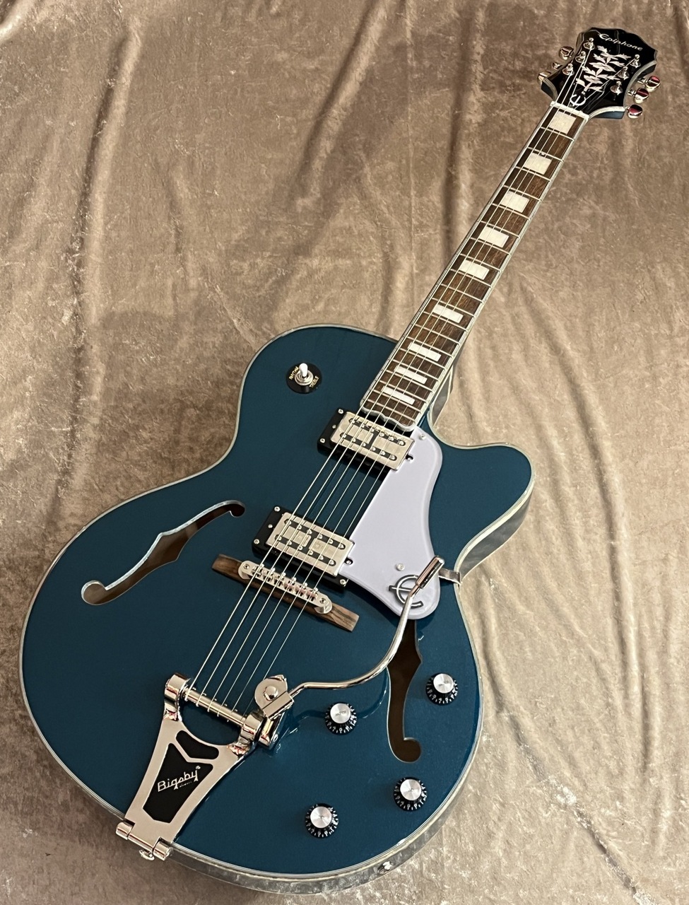 Epiphone 【NEW】Emperor Swingster Delta Blue Metallic sn24062350379 [3 ...