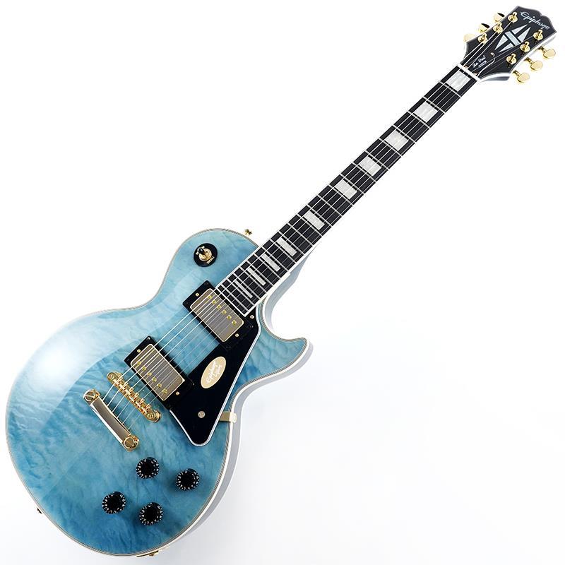 Epiphone レスポールカスタム　オーシャンブルーバースト【エレキギター】 Epiphone Les Paul Custom Quilt (Ocean Blue Burst)（新品）【楽器