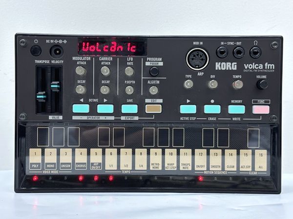 Korg volca fm FMシンセサイザー - culturabombinhas.com.br