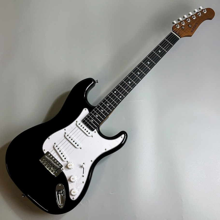 BUSKER'S 【メーカー1年保証付き】 BST-Standard BLK ストラト