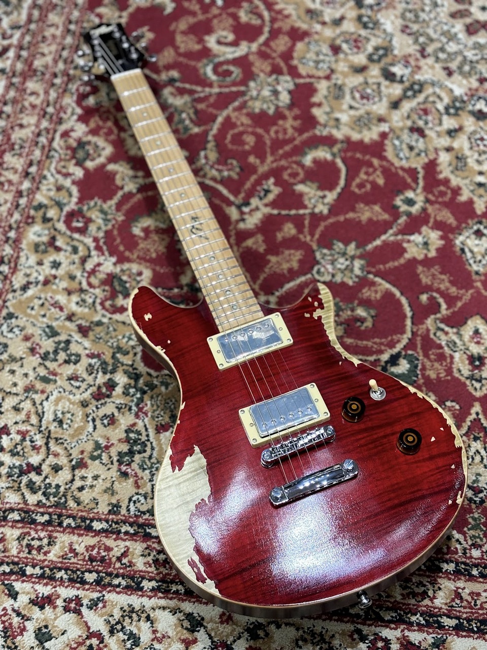 BanG Dream! POTBELLY FM Rana Distressed See Thru Wine Red 要