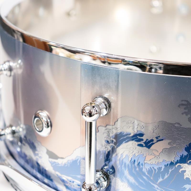 Negi Drums GNF-1450P [1mm Steel 14''×5'' Snare Drum - 銀富士