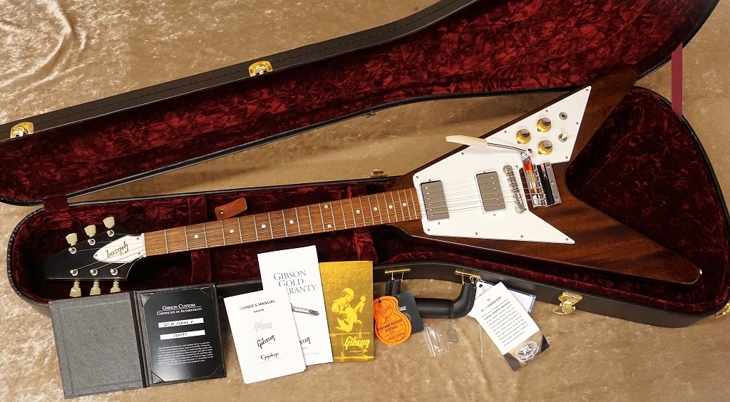 Gibson Custom Shop Japan Limited Run 1967 Flying V Mahogany w/ Maestro  Vibrola Dark Cherry Vintage Gloss s/n 100097（新品特価）【楽器検索デジマート】