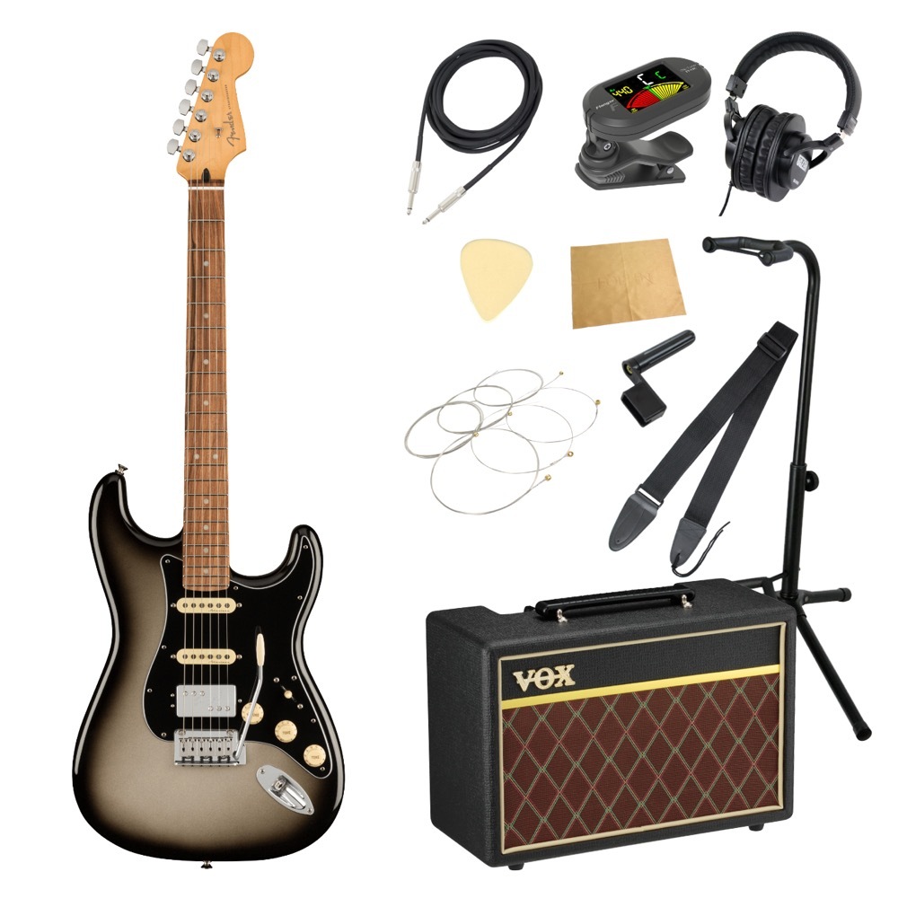 Fender フェンダー Player Plus Stratocaster HSS SVB エレキギター 
