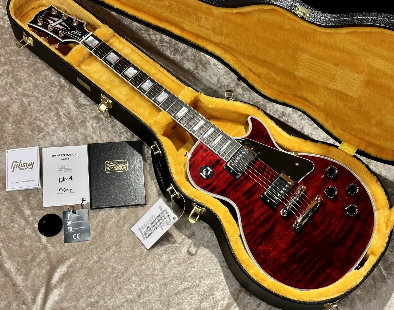 Gibson Custom Shop Les Paul Custom Figured w/Ebony