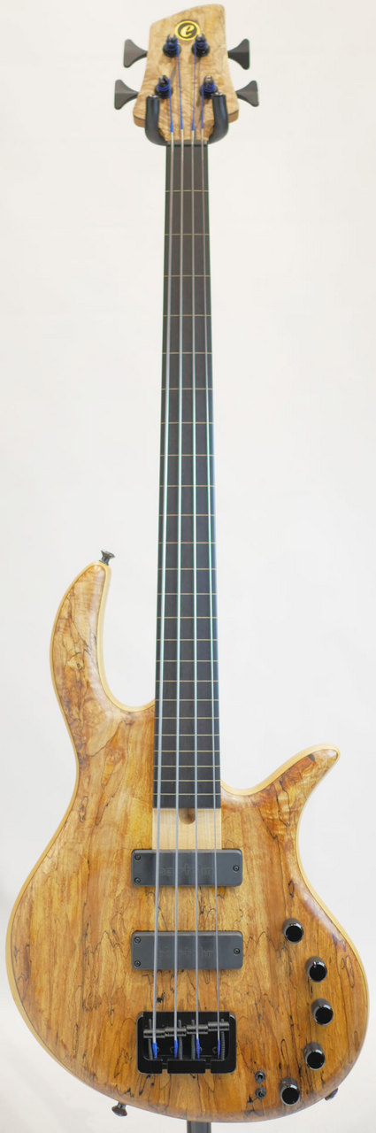 Elrick Gold Series e-volution4 Spalted Maple -Fretless-（中古