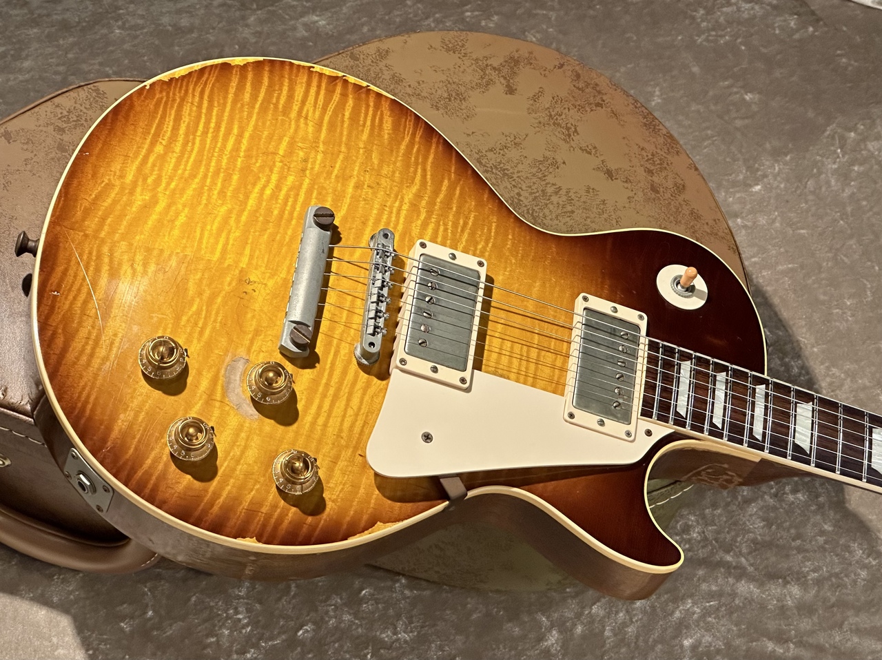 fernandes コンポーネント ストラト ギブソンPU搭載 ジョーペリー Gibson Custom Shop Inspired By Joe Perry 1959 Les Paul