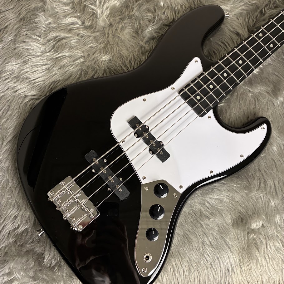 BUSKER'S BJB-Standard BLK ジャズベースタイプ ローステッドメイプル