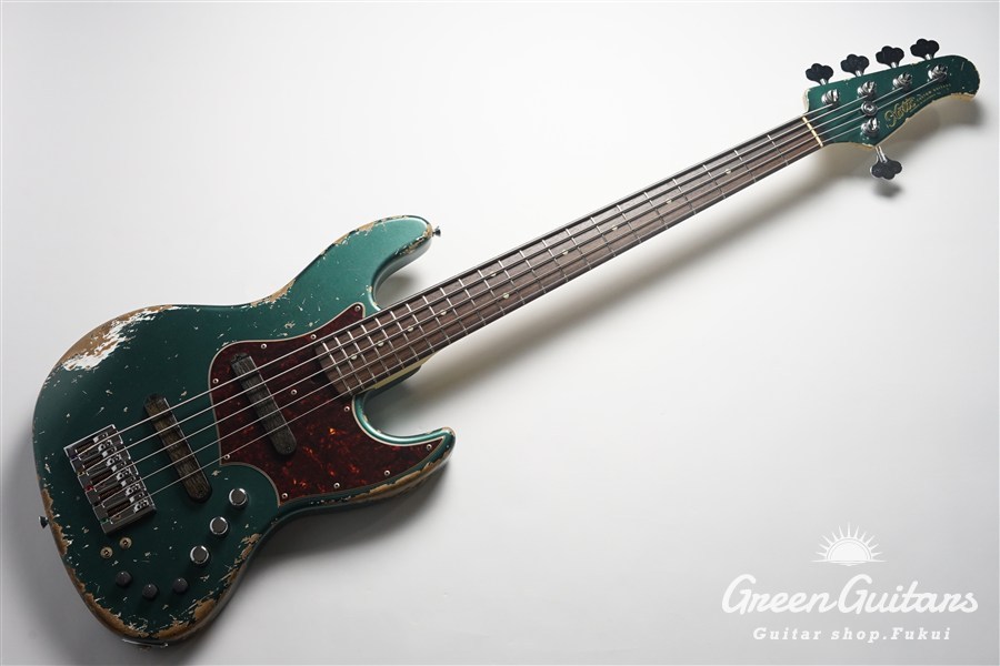 Xotic XJ-1T 5st - Dark Sherwood Green / Heavy Aged / Alder / R