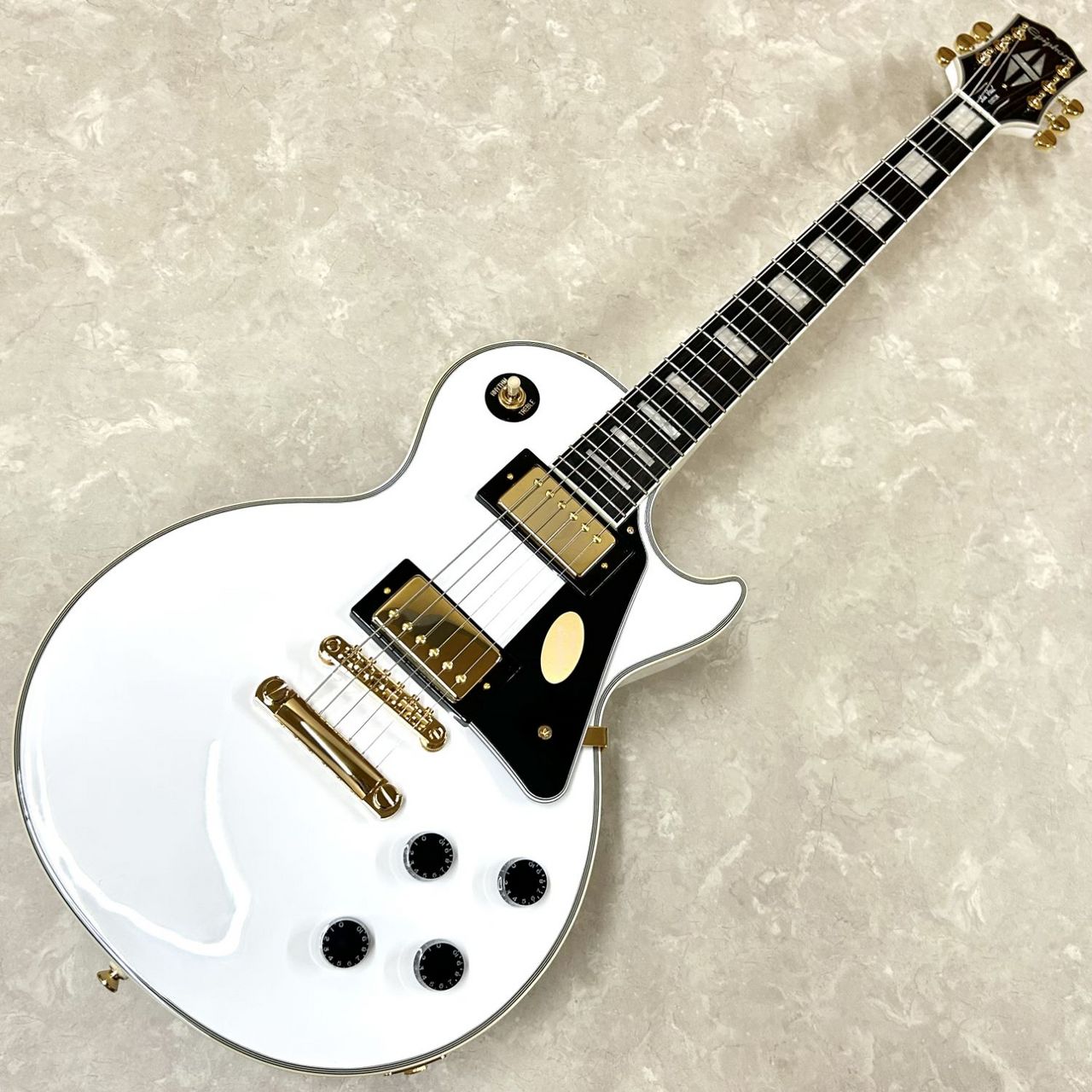 Epiphone Les Paul Custom Alpine White レスポールカスタム【現物画像