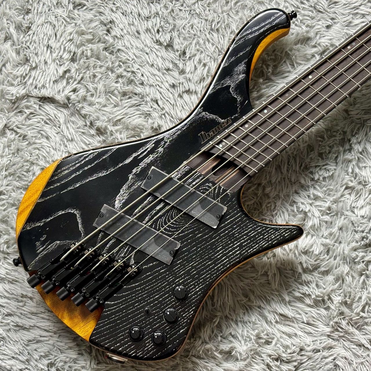 ベース Ibanez EHB1135MS SKL Ibanez EHB1135MS SKL Headless Fan Fret Electric Bass Limited
