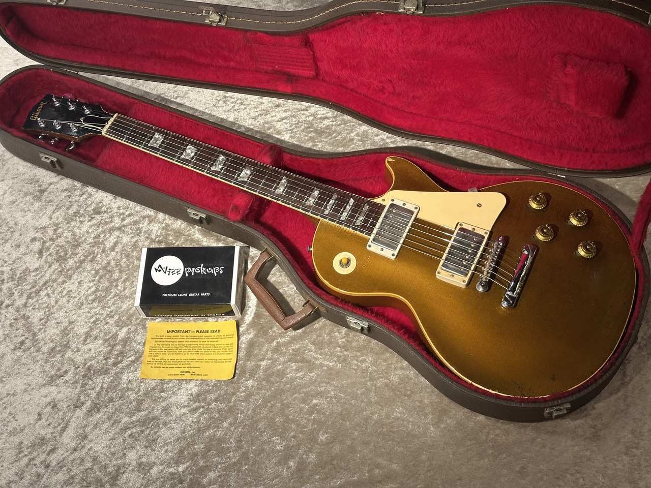 Gibson 1968 Les Paul Standard Gold Top Conversion【4.39kg
