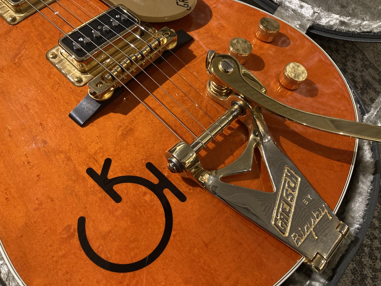 Gretsch 6121 Round Up Orange Stain `99 w/TV Jones T-ARMOND（中古）【楽器検索デジマート】