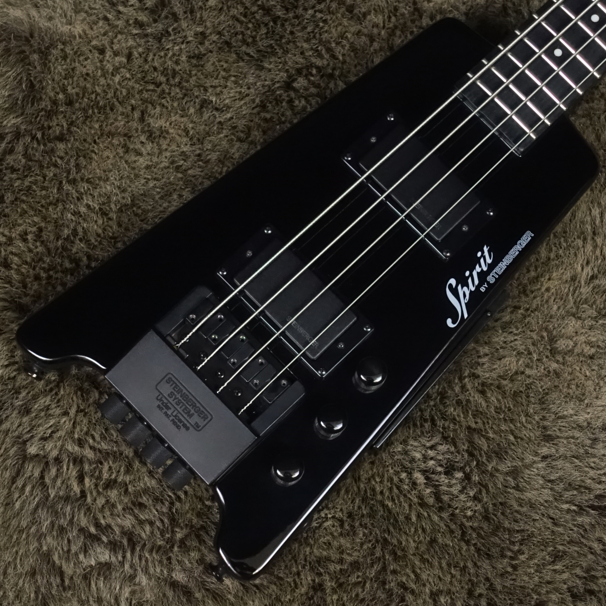 Steinberger Spirit XT-2 Standard Bass Black【ストリングアダプター