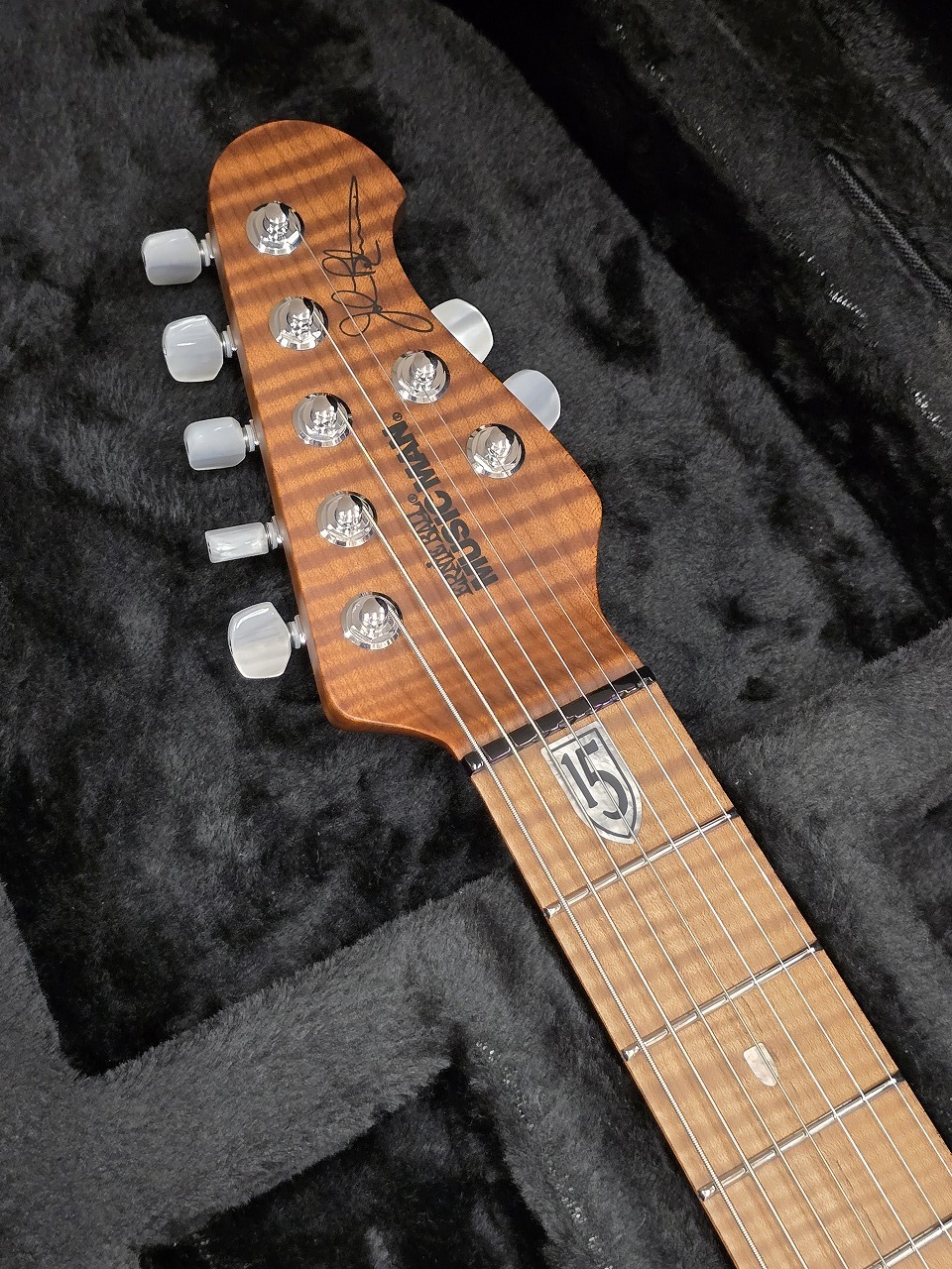 MUSIC MAN JP15 7 Strings Quilt Top 「Purple Nebula 」 祝! DREAM