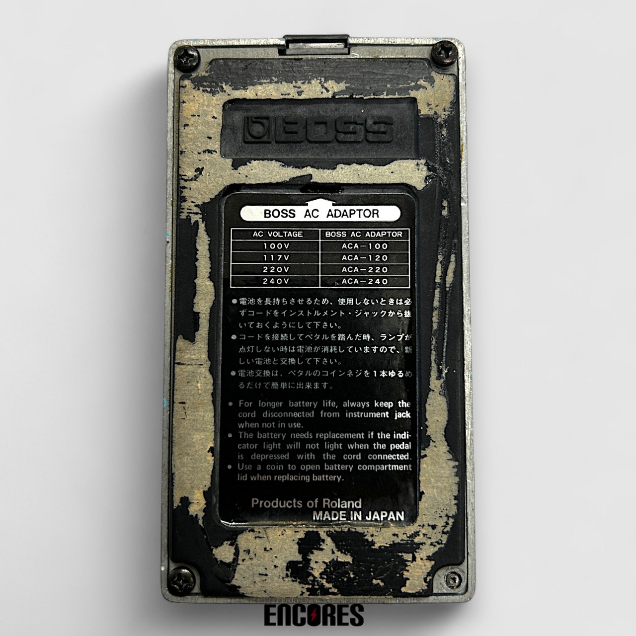 boss CE-2 日本製 黒ネジ　箱付き 動作確認済み BOSS CE-2 アナログコーラス（銀ネジ＆黒ネジ）を比較レビュー