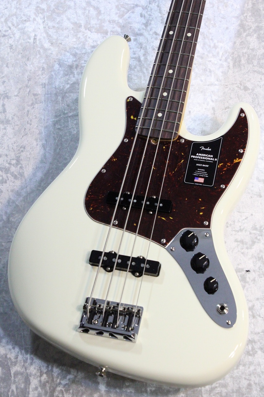 Fender American Professional II Jazz Bass -Olympic White 