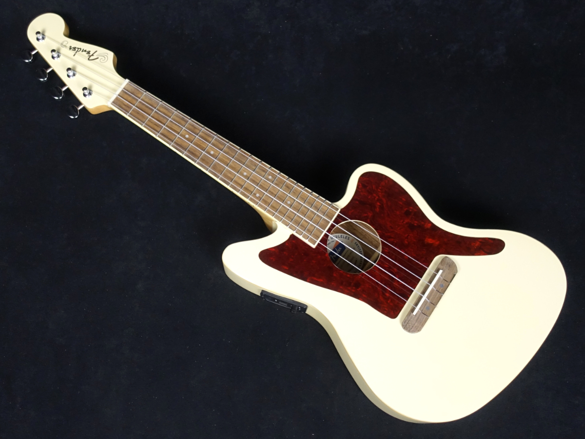 Fender Fullerton Jazzmaster Uke Olympic White（新品）【楽器検索デジマート】