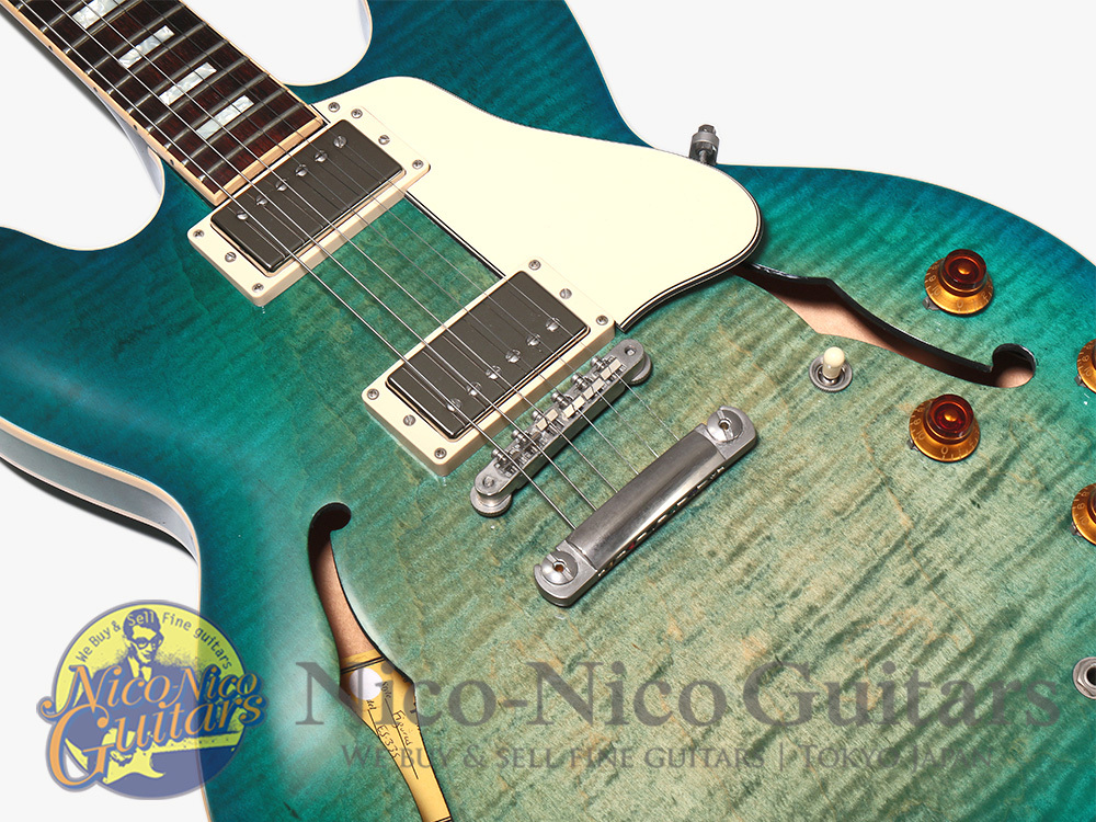 Gibson Memphis 2018 ES-335 Figured (Aquamarine)（中古