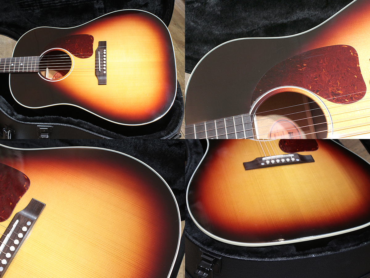 Gibson Custom Shop J-45 Standard Red Spruce Tri Burst（中古