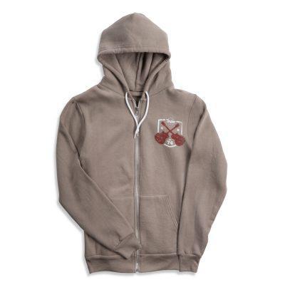 Taylor Zip Front Parker M size (Pewter)