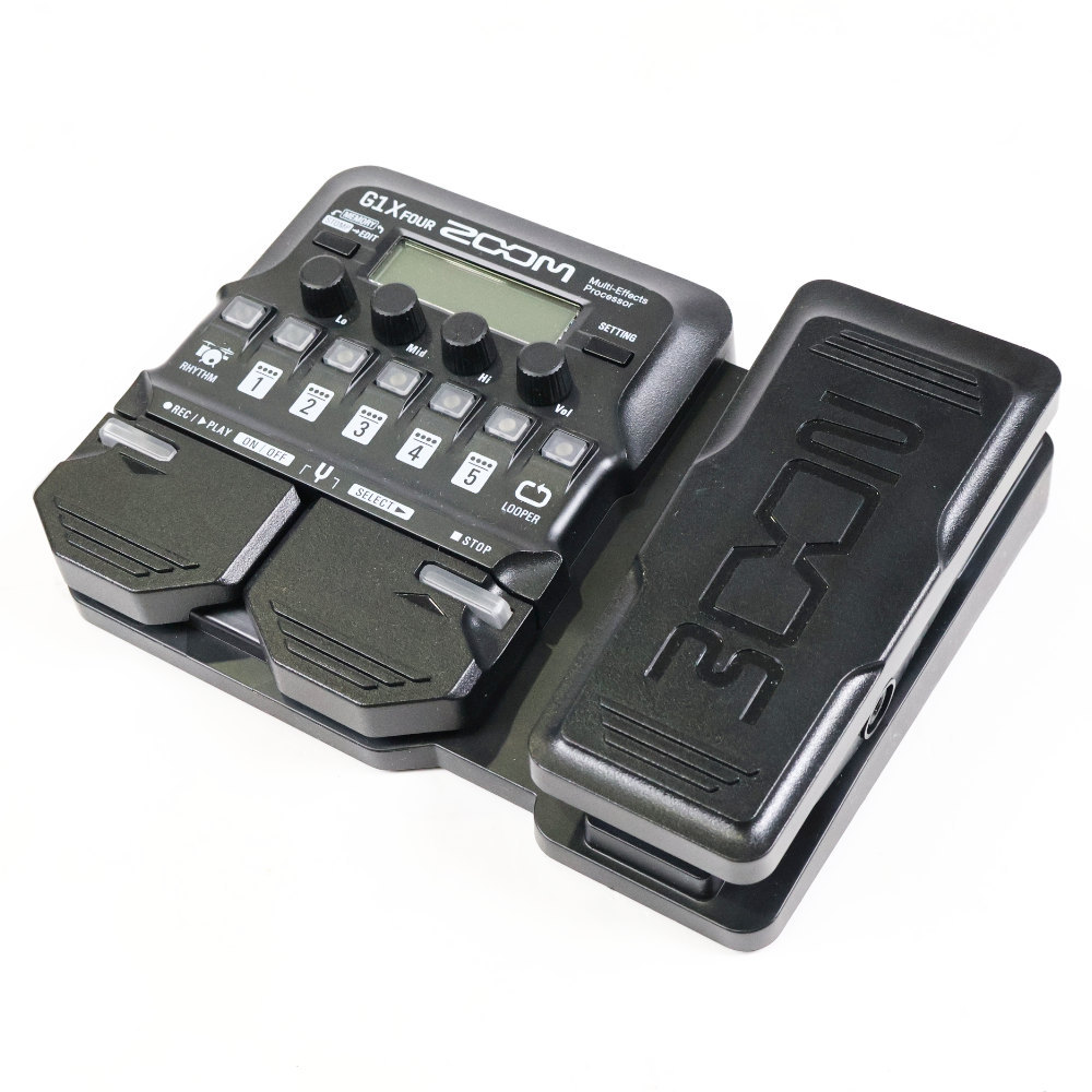 ZOOM 【中古】 ギターマルチエフェクター ZOOM G1X FOUR アダプター付