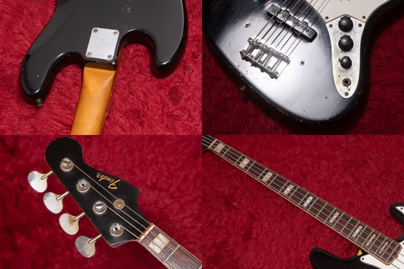 Fender 1968 Jazz Bass Original Black 4.245kg #230469【GIB横浜