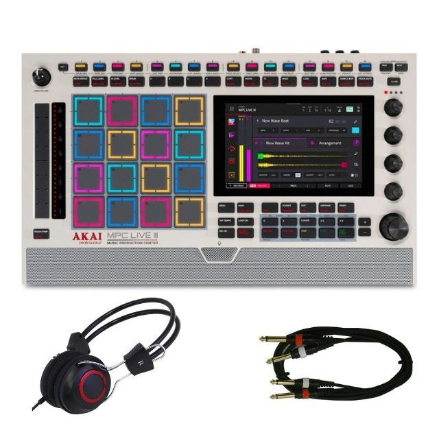 AKAI MPC Live III Retro ◇ヘッドフォン&ケーブルセット!!即納可能