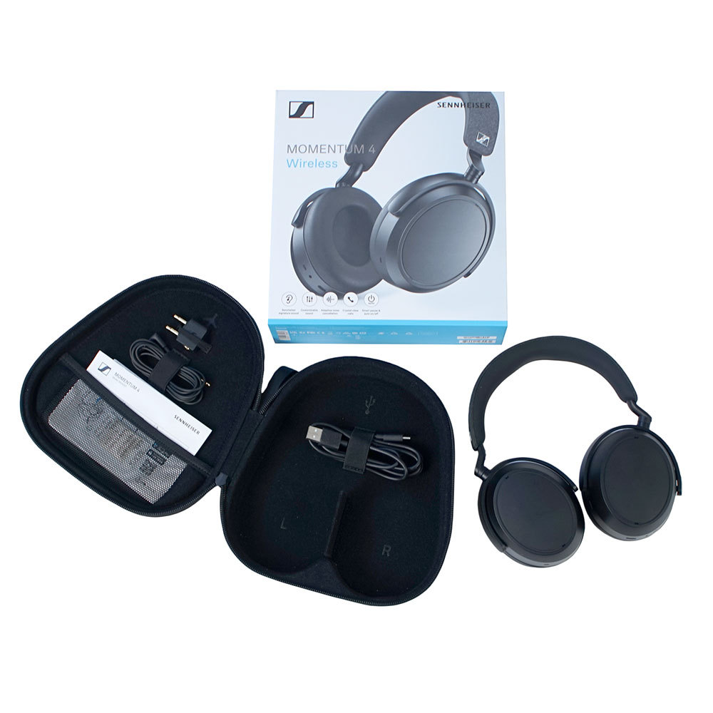 SENNHEISER 【中古】 ワイヤレスヘッドホン ゼンハイザー SENNHEISER MOMENTUM 4 M4AEBT Black
