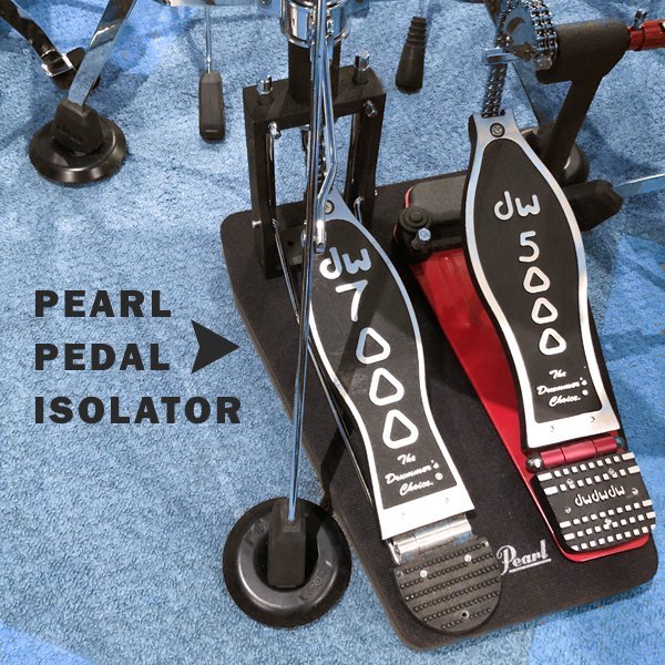 Pearl PEARL / PEDAL ISOLATOR ペダル用防振マット MAT-AFP/2 （ツイン