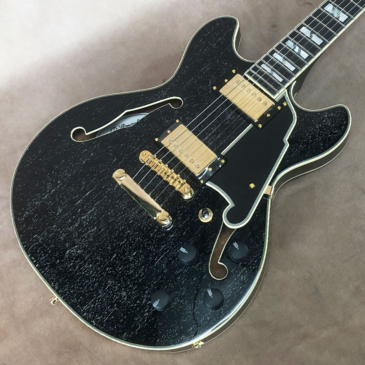 D'Angelico Excel Series Excel Mini DC, Black Dog【WEBSHOP