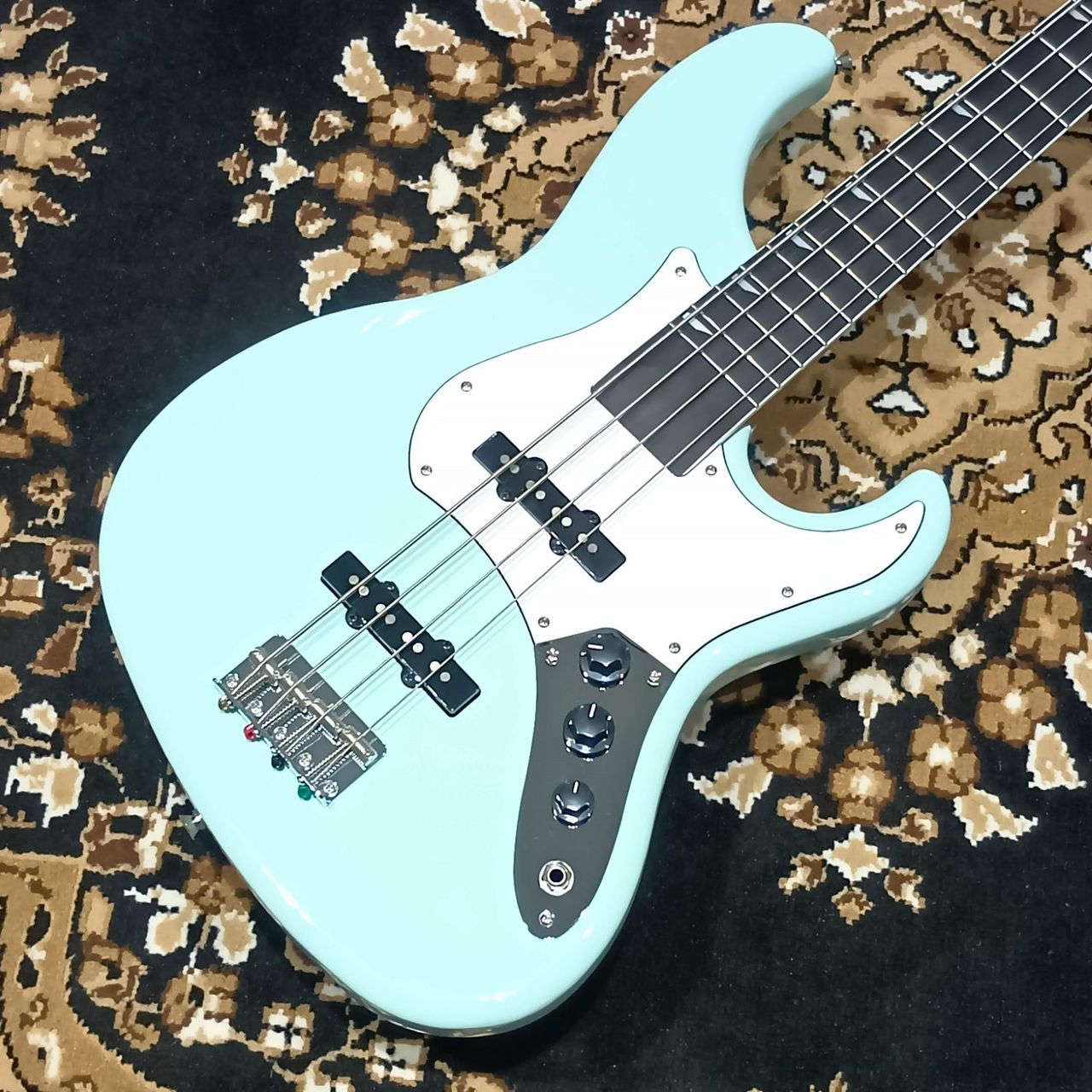 RYOGA VAL-BASS Surf Green エレキベース ジャズベースタイプ ベイクドメイプルネック