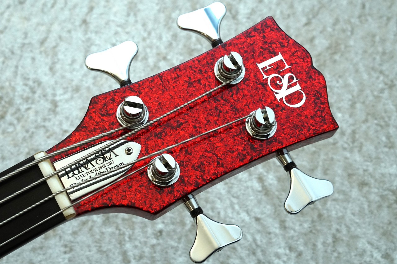 ESP J-TVB-V -glitter- Sig. -Sparkling Red- 【2013年製・USED】【LUNA SEA J シグネイチャーモデル】（中古）【楽器検索デジマート】