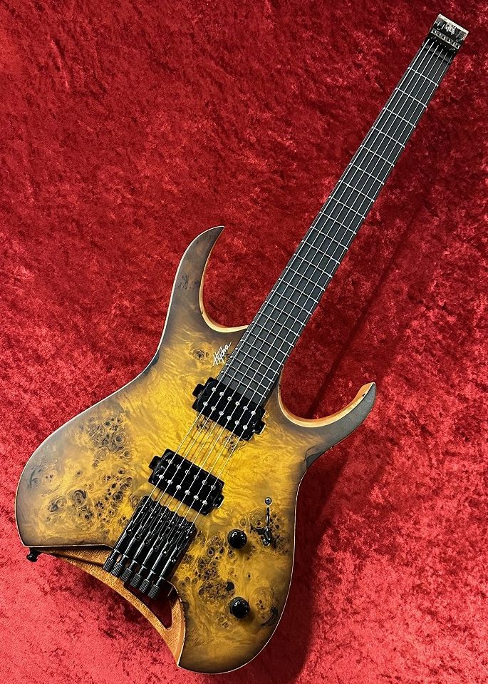 MAYONES Hydra Elite 6 -Trans Amber 2 Tone Burst Satine- 【中古