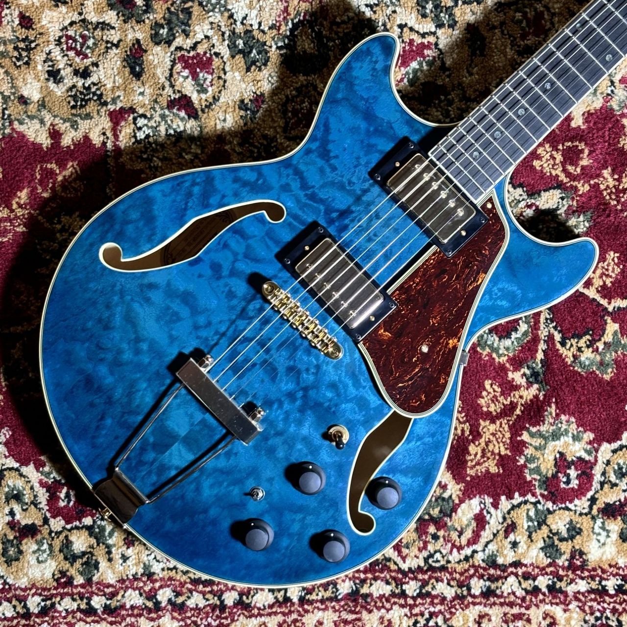 Ibanez AMH90QM フルアコ Ibanez AMH90QM TBL フルアコギター アイバニーズ 【 イオン