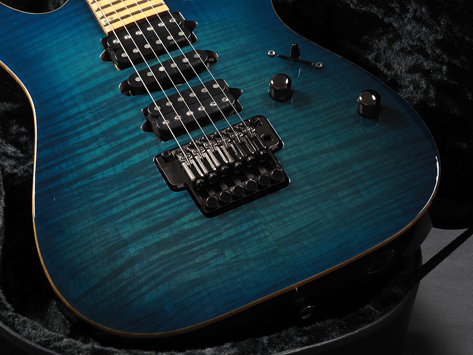 Ibanez j.custom RG8570M ~Transparent Blue~ 2004年製（中古）【楽器