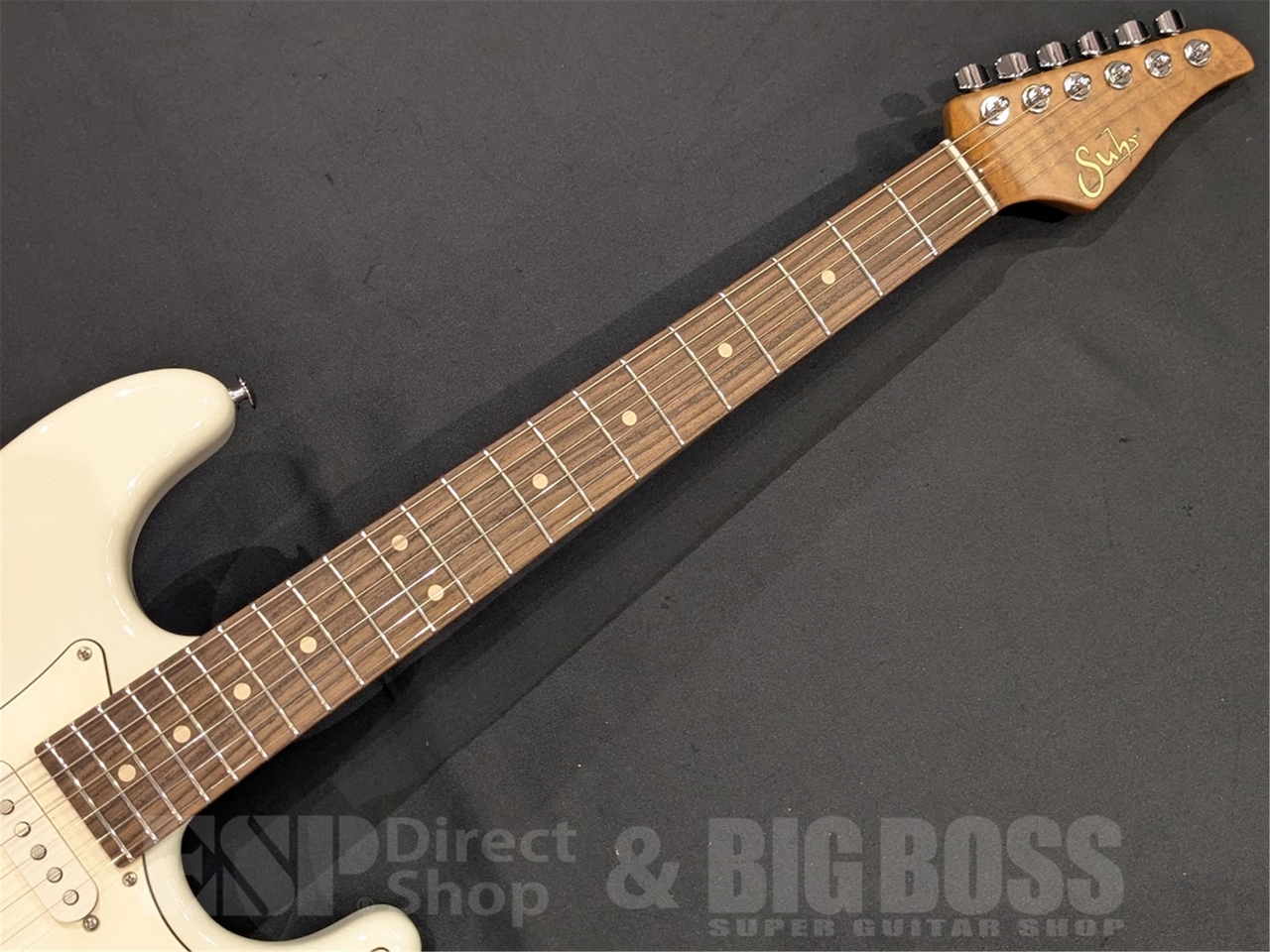 Suhr Standard Classic Roseted Flame Maple / Olympic White