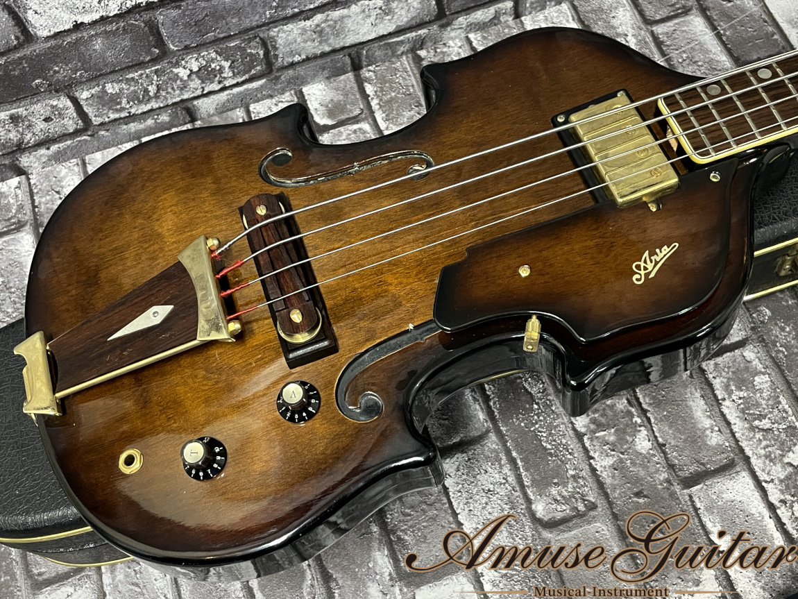 ARIA Diamond CUSTOM BASS # DCB 1970年製【VIOLIN BASS】 w/ORIGINAL