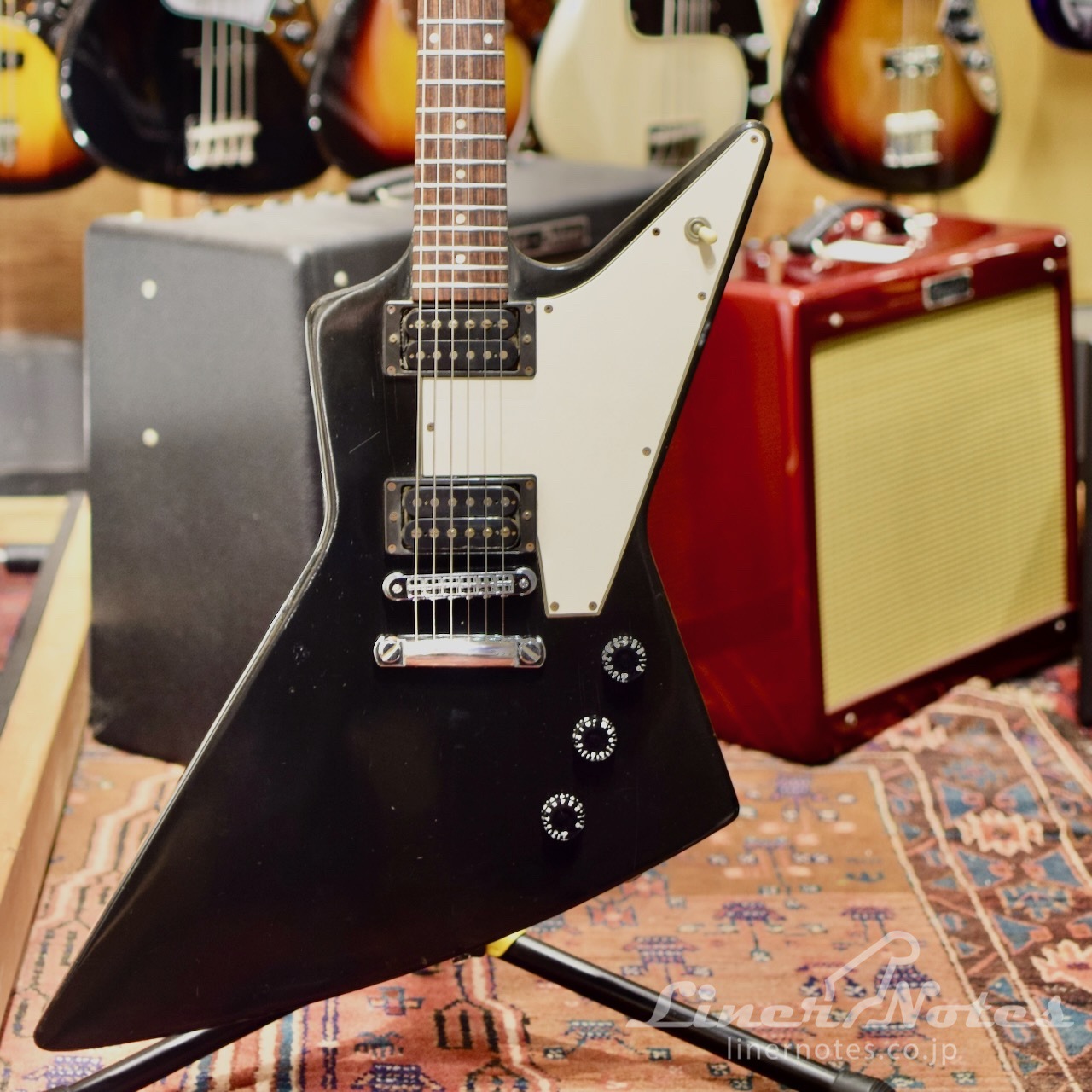 【1992年製】 Ebony Re-issue Explorer Gibson Gibson Guitar - #92092414 EC-) 1992, (Pre-Owned, Ebony Explorer ギター