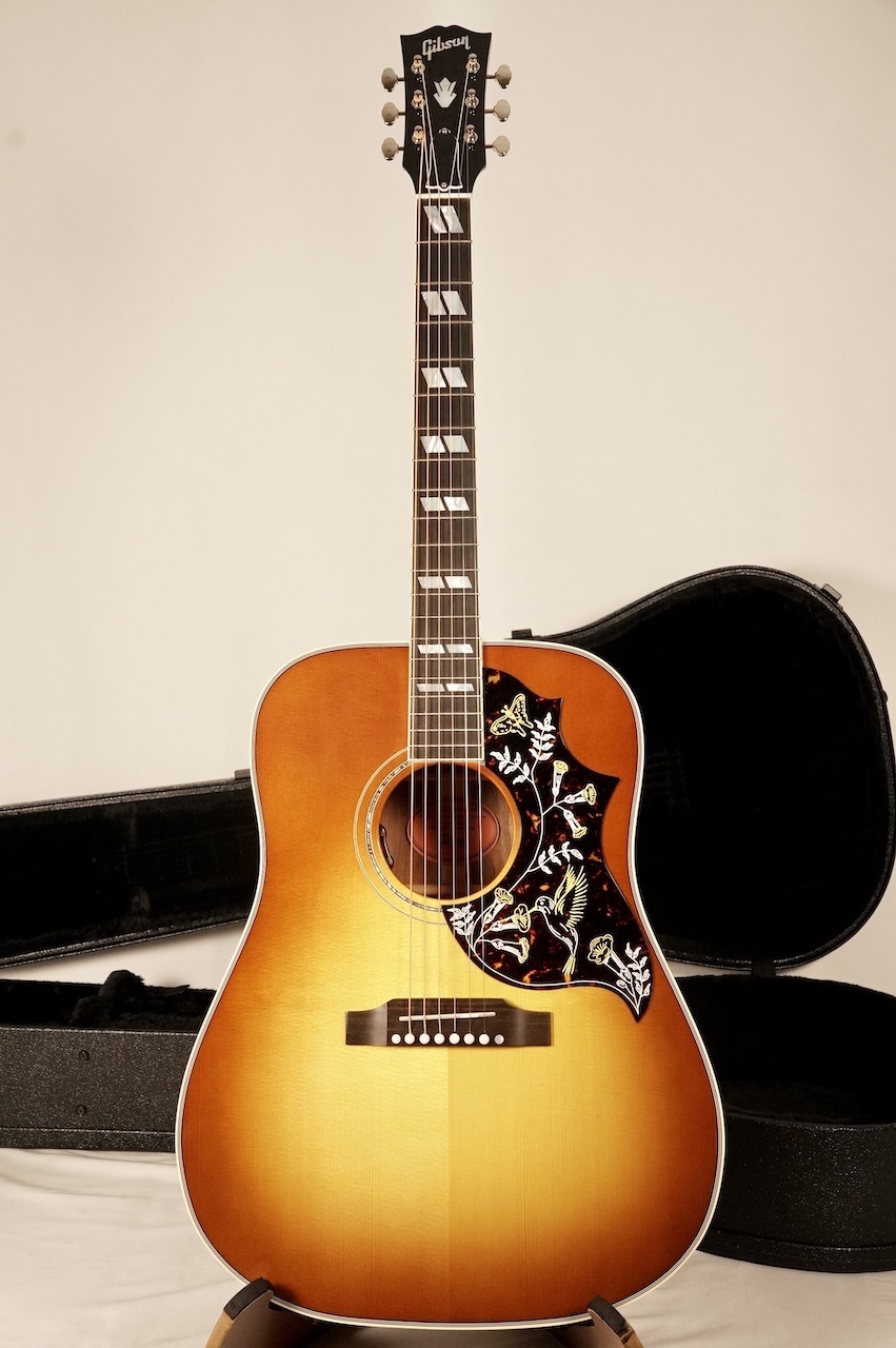 Gibson Custom Shop Hummingbird Koa Carpathian Spruce Honeyburst