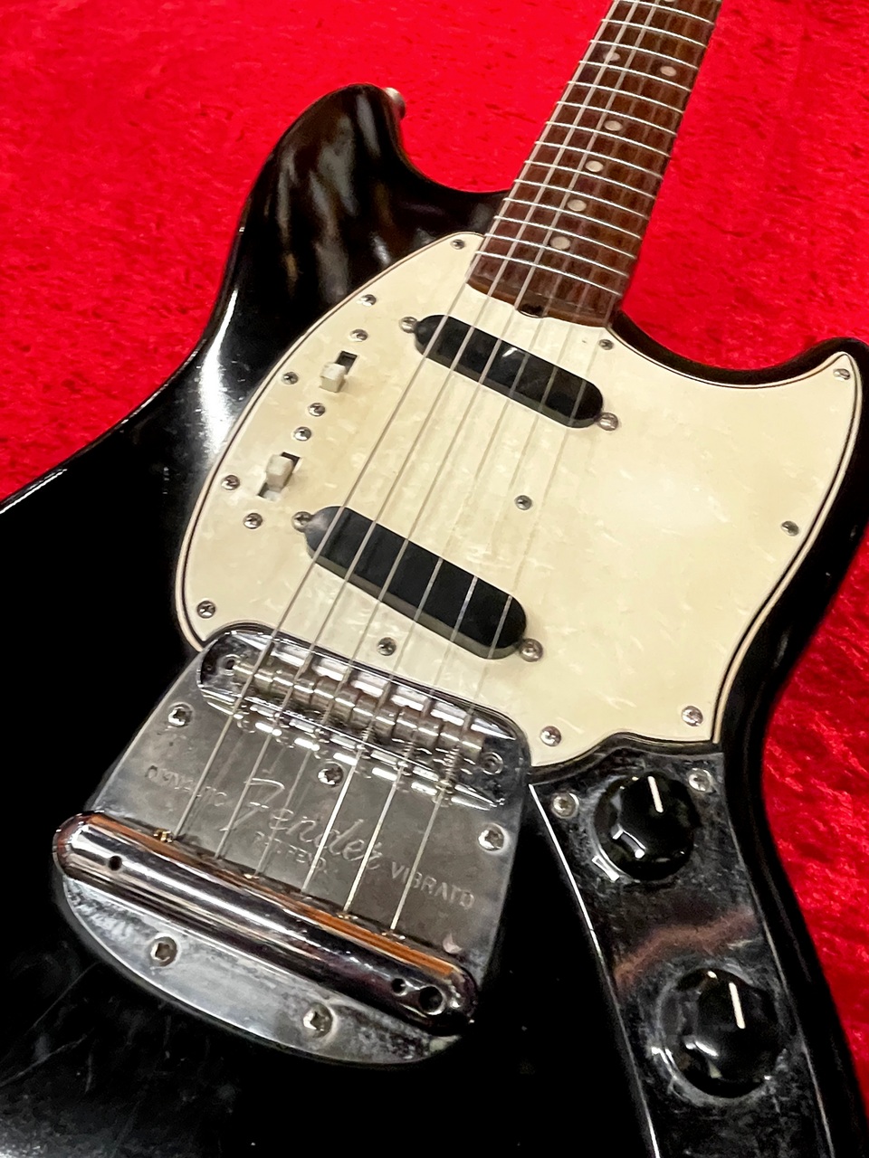 Fender 1965 Mustang Refinish Black ≒3.24kg（ビンテージ）【楽器